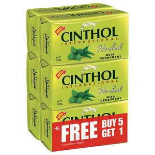 Godrej Herbal Cinthol Soap Bar 6X125G