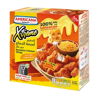 Americana Xtreme Boneless Chicken WinG Cheese Burst 320G