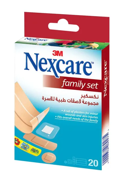 نيكسكير الضمادات العائلية 20 قطعة
