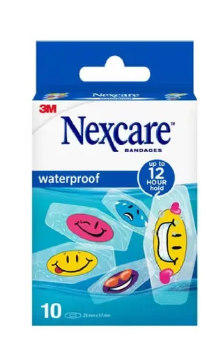 Nexcare Emoji Kids Bandages Water Proof 10'S