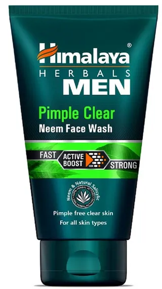 Himalaya Men Face Wash Pimple Clear Neem 100Ml