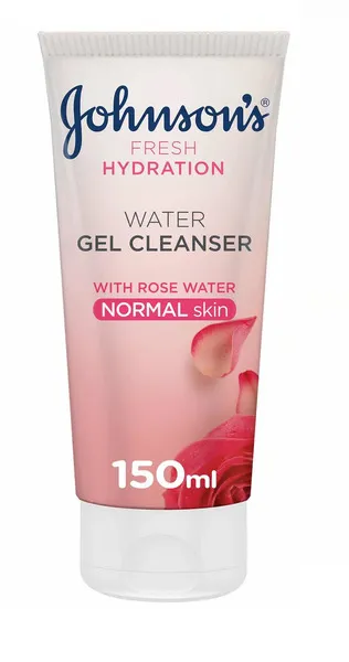 Johnson's Fresh Hydration Rose Water Gel Cleanser For Normal Skin 150ml