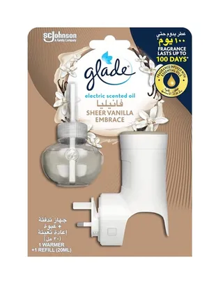 Glade Electric Diffuser Scented Oil Sheer Vanilla Embrace 20Ml