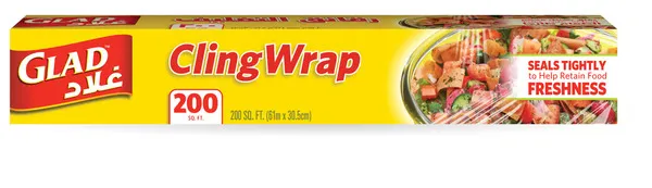 Glad Cling Wrap 200 Sq.Ft 61X30.5Cm