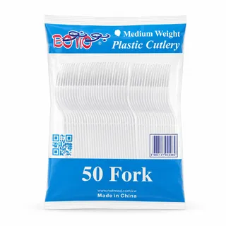 Bono Food Forks Clear 50Pcs