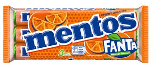 Mentos Fanta Orange Flavour 3x37.5G