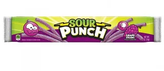 Sour-Punch Grape Straws Candy 57Gm
