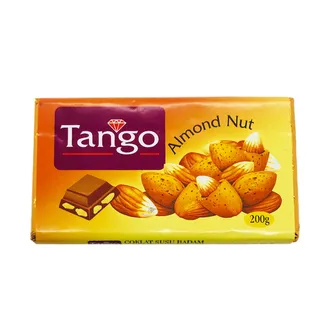 Tango Almond Nut Chocolate Bar 200G