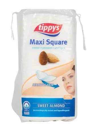 Tippys Maxi Pads Square Sweet Almond 50Pcs