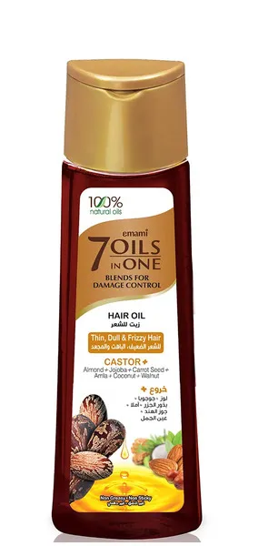 Emami 7 in 1 Hair Oil Castor 100ml