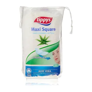 Tippys Maxi Pads Square Aloe Vera 50Pcs