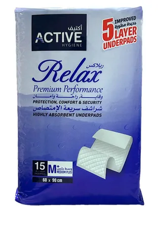 Relax Premium Underpads 15's 60X90Cm