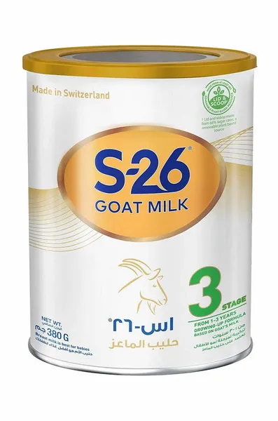 Wyeth S-26 Goat Milk Stage 3 Baby Formula 380G