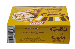 كي دي دي جولد كون آيس كريم 100X6 مل