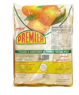 Premier Alphonso Mango Pulp 1Kg