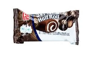 Petra Half Roll Cake Chocolate & Vanilla 85G