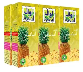 اوال عصير  اناناس 200X6 مل