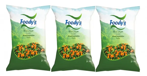 Foody's Frozen Mixed Vegetables 3 x 400 gm