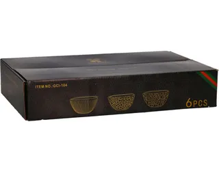City Footed Bowl Set 6's - 10X5.5Cm