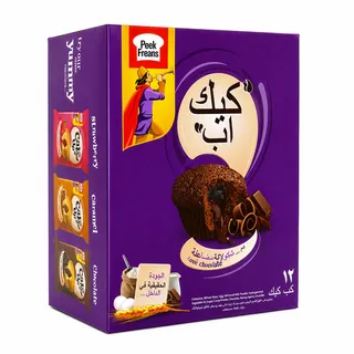 Peek-Freans Cup Cake Double Chocolate 12X23G