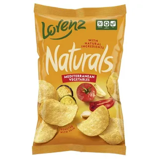 Lorenz Naturals Mediterranean Vegetables Potato Chips 100G