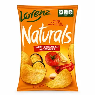 Lorenz Naturals Mediterranean Vegetables Potato Chips 100G