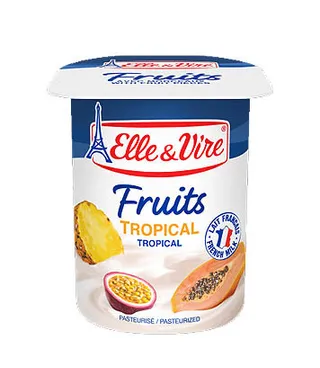 Elle And Vire Light Blueberry Dessert Yoghurt