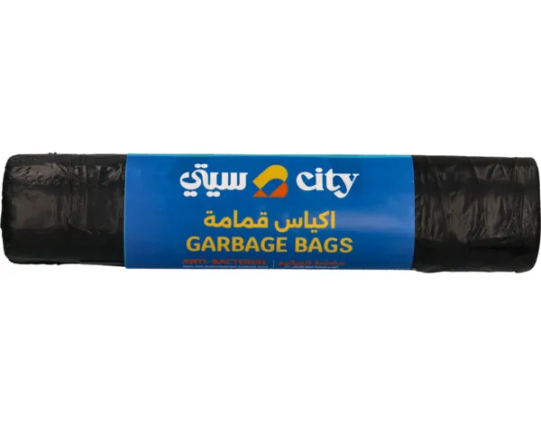 City Quick Tie Drawstring Garbage Bags Rolls 60Gallon 90X110 Cm 10's