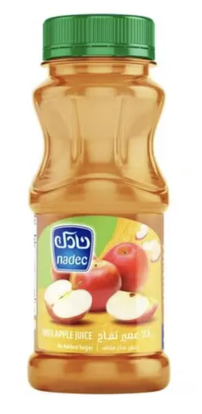 نادك عصير تفاح بدون إضافة سكر 180 مل