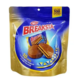 Tiffany Breaksta Crunchy Wafer Sandwich With Milk Chocolate 130G
