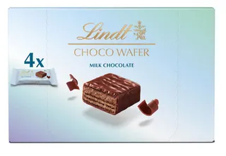 Lindt Choco Wafer Milk Chocolate 4X104G