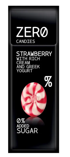 Zero 0% Sugar Strawberry With Rich Cream & Greek Yogurt Candies 32G