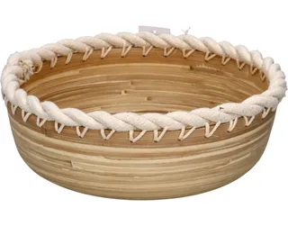 Royal Satin Bamboo Bowl 18X8Cm