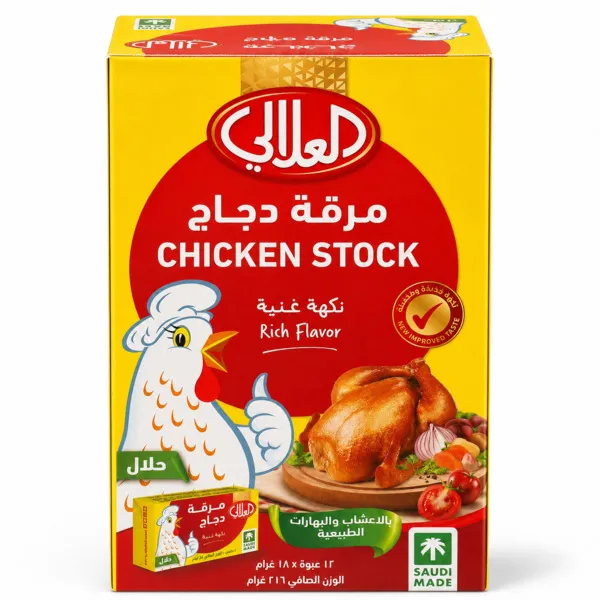 Al alali Chicken Stock Cubes 12X18G