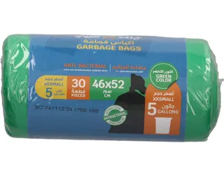 City Anti-Bacterial Garbage Bags Rolls 5 Gallons 46X52Cm 30's