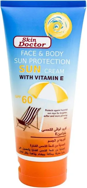 سكين دكتور كريم الحماية من الشمس للوجه والجسم  بعامل حماية SPF60 150 جم