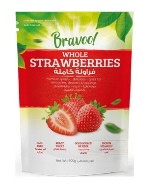 Bravoo Frozen Whole Strawberry 600g