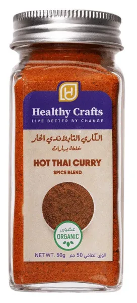 Healthy Crafts Organic Hot Thai Curry Spice Blend