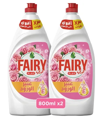 فايري سائل غسيل الأطباق بالورد 800X2 مل