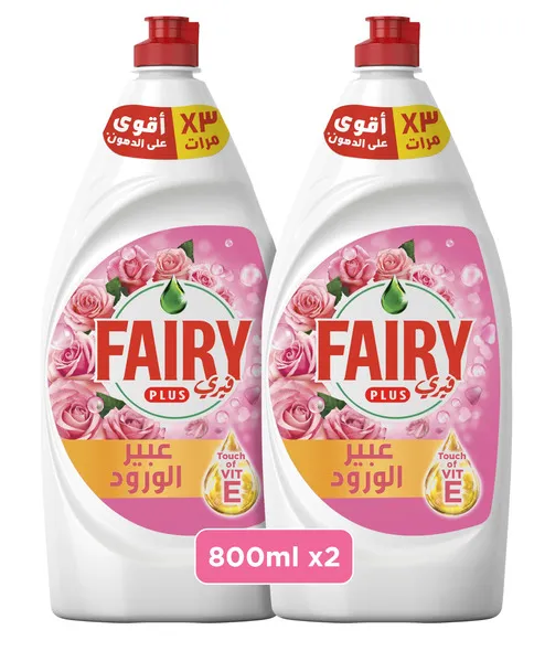 فايري سائل غسيل الأطباق بالورد 800X2 مل