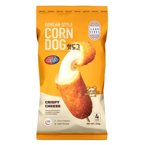 Good Seoul Korean Style Corn Dog Crispy Cheese 320G