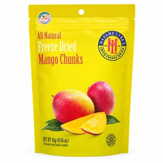 Madame Lyra's All Natural Freeze Dried Mango Chunks 16G