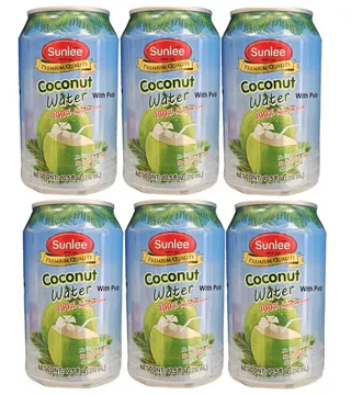 Sunlee Coconut Water With Pulp 6X310Ml