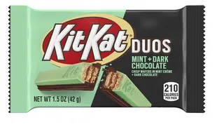 Hershey's Kit Kat Duos Mint & Dark Chocolate 42G