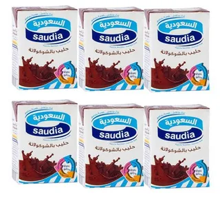 السعودية حليب الشوكولاتة 200X6 مل