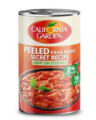 California Garden Peeled Beans High Protein 450G