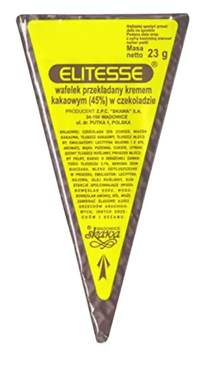 Elitesse Chocolate Coated Wafer Triangle 23G