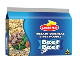Lucky me Mami Beef Noodles 6X55G