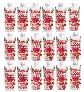 KDD Good For Me Apple & Raspberry Flavored Drink 18X250Ml