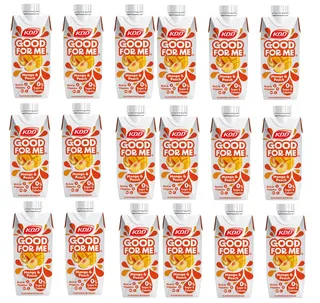 KDD Good For Me Mango & Peach Flavored Drink 18X250Ml